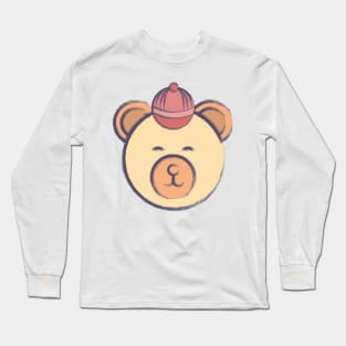 Brown bear in cap Long Sleeve T-Shirt